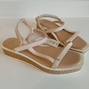 A New Day Nova Sporty Platform Cork Sandals NWT